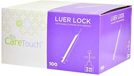 3cc Syringes, 23 Guage x 1″